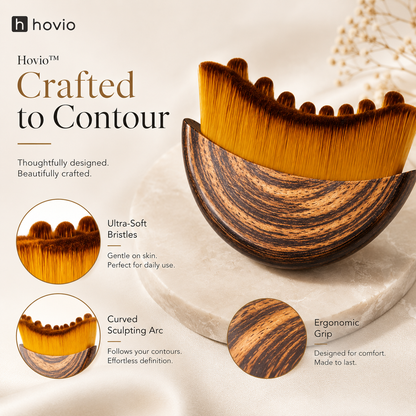 Hovio™ GlowSculpt Face Contour Brush