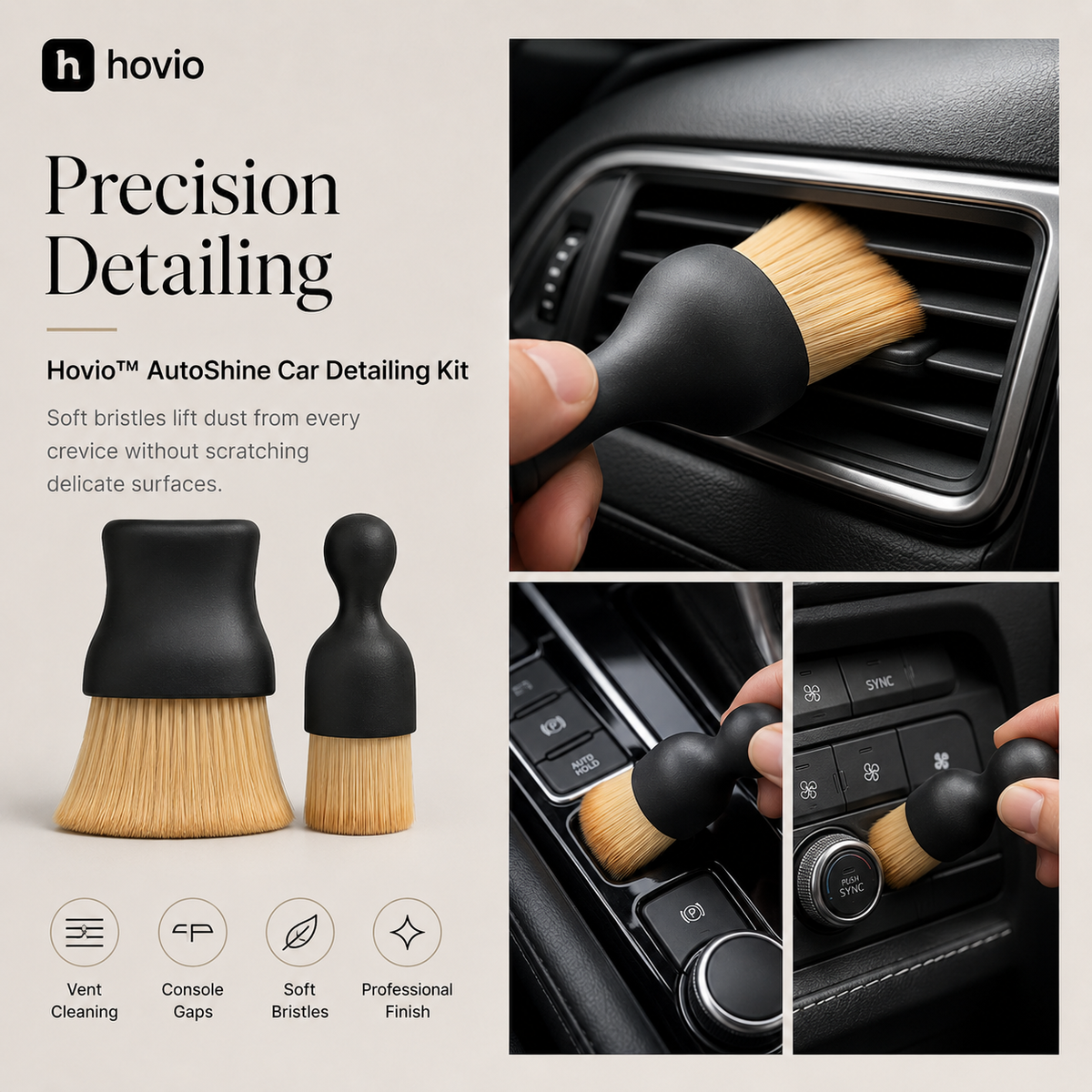 Hovio™ AutoShine Car Detailing Kit