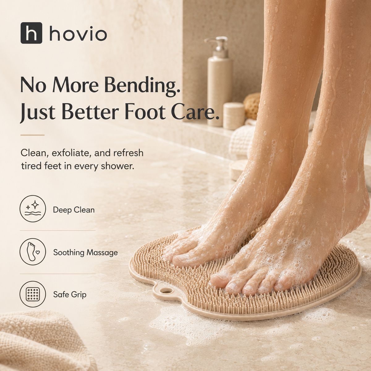 Hovio™ SpaStep Foot Scrubber Mat