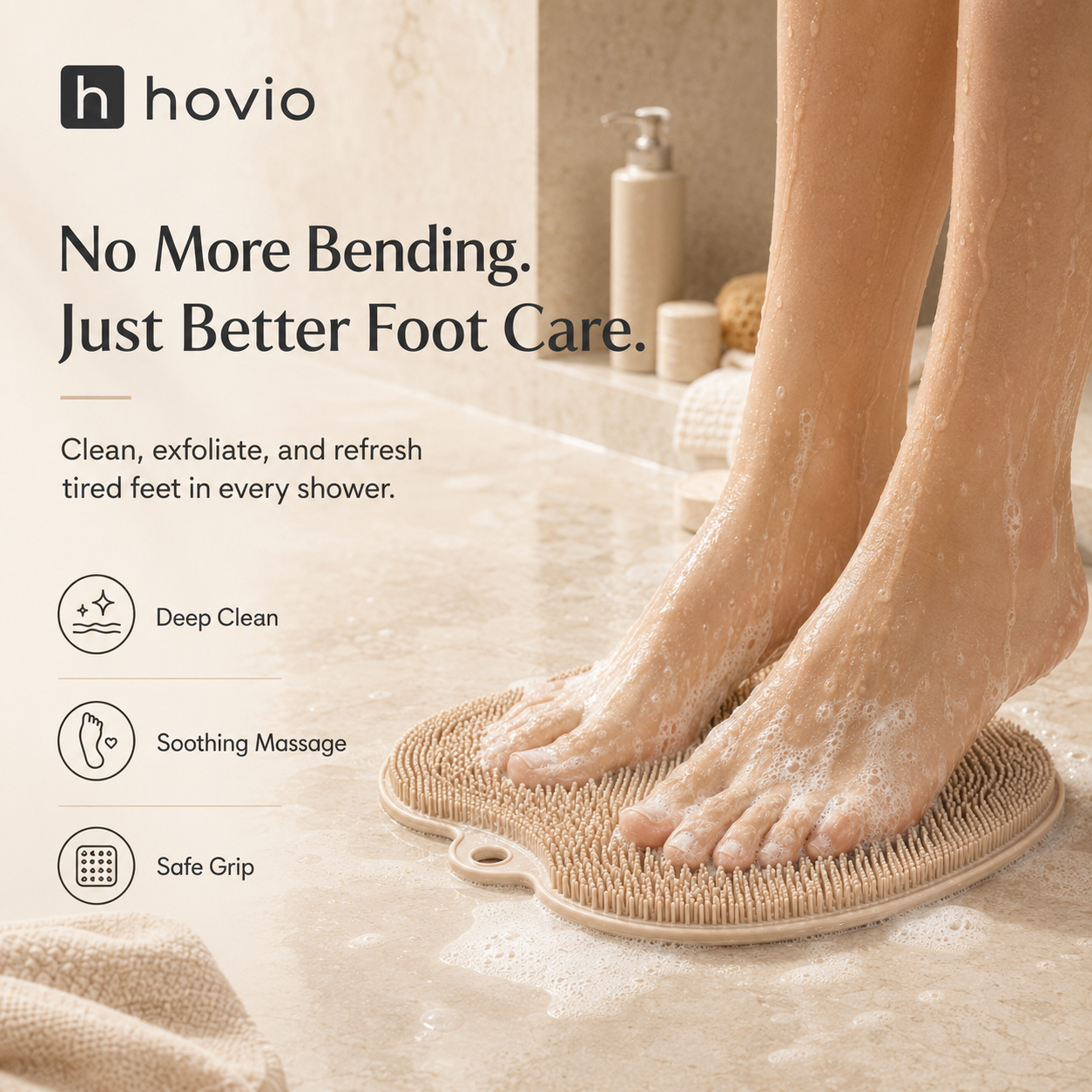 Hovio™ SpaStep Foot Scrubber Mat
