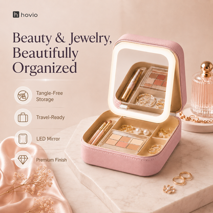Hovio™ LumiCase LED Jewelry Organizer